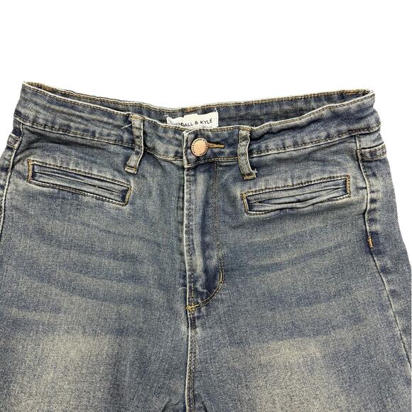Kendall & Kylie Flare‎ Legged Jeans Size 5/6 Lightweight Stretch Denim Blue - Picture 4 of 8